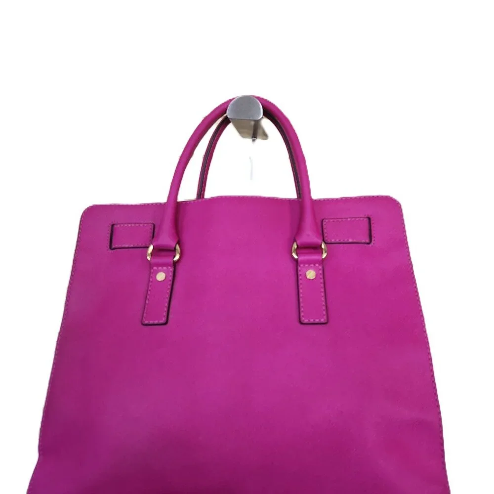 Michael Kors Hot Pink Hamilton Shoulder Bag Purse - Picture 3 of 16